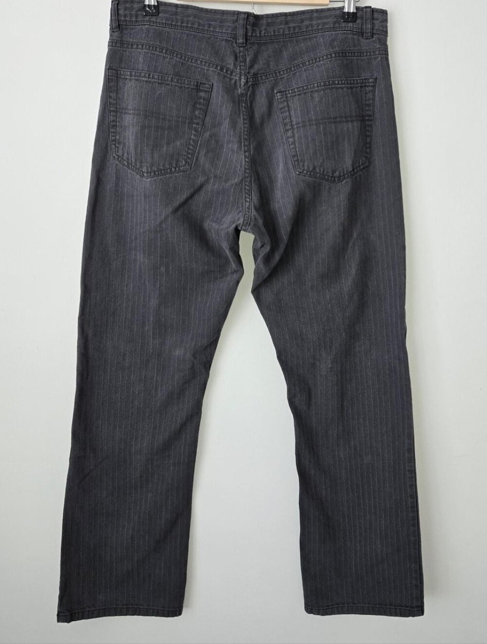 BDG Urban Outfitters grey pinstripe straight jeans size 34 Unisex - Picture 3 of 6